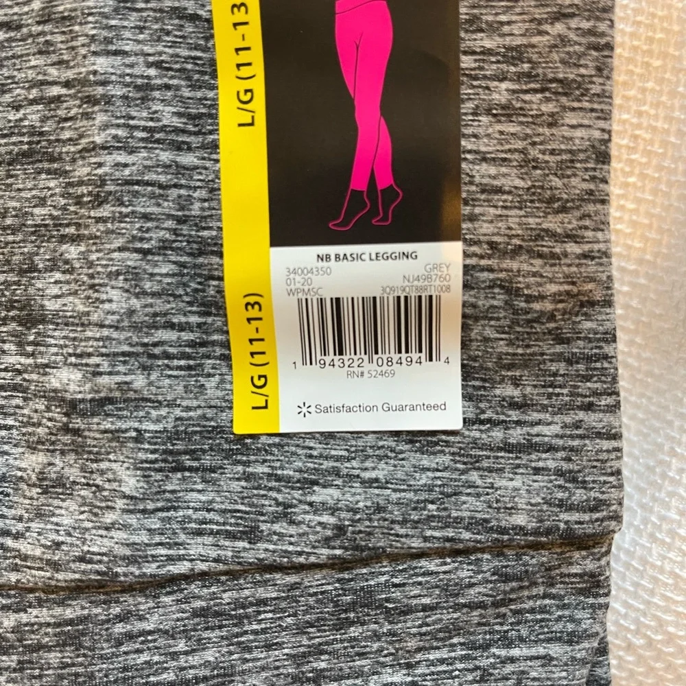 No Boundaries Junior Super Soft Leggings High Rise. 2pack Gray. Large (1…